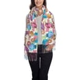 thumbnail image 1 of Sikiie Watercolor Owl Shawl Wraps Big Scarf Tassel Fall Winter Thick Scarf Warm Shawl Women Fall Gifts, 1 of 8