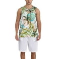 thumbnail image 1 of Sikiie Watercolor Palm Tree Basketball Jersey Reversible Men's Mesh Athletic Sports Shirts Training Practice S-4XLX-Large, 1 of 6