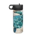 thumbnail image 1 of Sikiie Watercolor Sea Turtle Print 18OZ Insulated Straw Cup, Portable Leak-proof Sports Water Bottle, Stainless Steel Water Cup Suitable for Home and Outdoor, 1 of 8