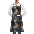 thumbnail image 1 of Sikiie Watercolor Snake Skin Aprons for Kitchen Cooking Aprons, Chef Apron for Men Women Chef, 1 of 7