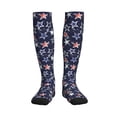 thumbnail image 1 of Sikiie Watercolor Stars 1 Pairs Compression Socks for Men and Women 15-20 mmHg Running Support Socks, 1 of 7