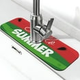 thumbnail image 1 of Sikiie Watermelon Hello Summer Splash Guard for Sink Faucet-1 PC Super Absorbent Fast Drying Mat Sink Gadgets-Splash Guard for Kitchen, Sink Mat, 1 of 7