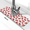 thumbnail image 1 of Sikiie Watermelon Splash Guard for Sink Faucet-1 PC Super Absorbent Fast Drying Mat Sink Gadgets-Splash Guard for Kitchen, Sink Mat, 1 of 7