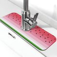 thumbnail image 1 of Sikiie Watermelon Splash Guard for Sink Faucet-1 PC Super Absorbent Fast Drying Mat Sink Gadgets-Splash Guard for Kitchen, Sink Mat, 1 of 7