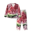 thumbnail image 1 of Sikiie Watermelon Splash Realism Art Pajamas for Women Set, Womens Pajama Sets, Lounge Sets for Women, 2pjs for Women-Medium, 1 of 7