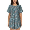 thumbnail image 1 of Sikiie Watermelons Dachshunds Womens Pajama Sets Short Sleeve Top With Pants Sleepwear 2 Piece Lounge SetMedium, 1 of 6