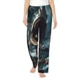 thumbnail image 1 of Sikiie Wave Sailboat Shark Women’s Ultra-Soft Comfy Lounge Pants Sleepwear Comfy Lounge Pants Drawstring Sleep Bottoms with PocketsX-Large, 1 of 6
