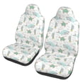 thumbnail image 1 of Sikiie Whale And Turtle Car Seat Protector 2 Pack Car Seat Cushion Mat, Car Seat Covers for SUV, Truck, Van, 1 of 7