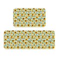 thumbnail image 1 of Sikiie White Blue Striped Sunflower Kitchen Mat 2 PCS Cushioned Kitchen Rug, Waterproof Non-Slip Kitchen Mats for Kitchen, Floor Home, Sink, Laundry, 1 of 6