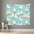 thumbnail image 1 of Sikiie White Geese and Flower tapestry wall hanging home decor for bedrooms, living rooms, dorms 60x51in, 1 of 6