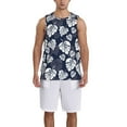 thumbnail image 1 of Sikiie White Leaves Basketball Jersey Reversible Men's Mesh Athletic Sports Shirts Training Practice S-4XLX-Large, 1 of 6