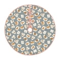 thumbnail image 1 of Sikiie White Popcorn Nativity Christmas Tree Skirt, Jesus Christian Winter Holiday Tree Mat Decoration(30-48IN)36", 1 of 6