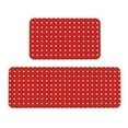thumbnail image 1 of Sikiie White and Green Polka Dot Kitchen Mat 2 PCS Cushioned Kitchen Rug, Waterproof Non-Slip Kitchen Mats for Kitchen, Floor Home, Sink, Laundry, 1 of 6