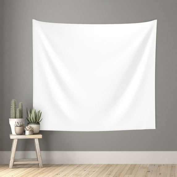 Sikiie White tapestry wall hanging home decor for bedrooms, living rooms, dorms 60x51in