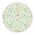 thumbnail image 1 of Sikiie Wildflower Watercolor 5 Christmas Tree Skirt, Christmas Tree Decorations, Christmas Decor, Tree Mat Decoration(30-48IN)-30", 1 of 6