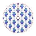 thumbnail image 1 of Sikiie Winter Snowflake Skiing Skull Christmas Tree Skirt, Christmas Tree Decorations, Christmas Decor, Tree Mat Decoration(30-48IN)-48", 1 of 6