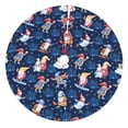 thumbnail image 1 of Sikiie Winter old man Playtime 30-48 inches {designName} Print Christmas Tree Skirt Snowman Xmas Tree Skirt with Edge Christmas Decorations for Holiday Party-48", 1 of 7