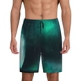 thumbnail image 1 of Sikiie Witch House On The Hill Mens Pajama Shorts, Lounge Pant, Men's shorts，Sleep Pj Shorts for Men-4X-Large, 1 of 6
