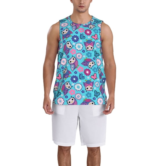 Sikiie Wls And Flowers Basketball Jersey Reversible Men's Mesh Athletic Sports Shirts Training Practice S-4XLMedium