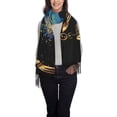 thumbnail image 1 of Sikiie Wolf Head And Dreamcatcher Shawl Wraps Big Scarf Tassel Fall Winter Thick Scarf Warm Shawl Women Fall Gifts, 1 of 8