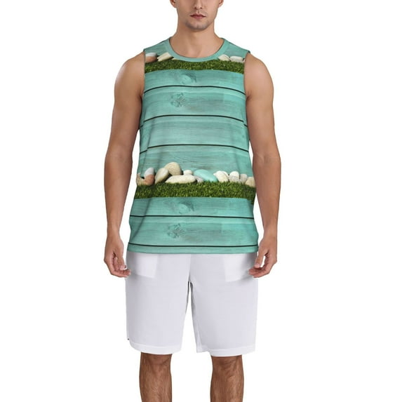 Sikiie Wood Grain Basketball Jersey Reversible Men's Mesh Athletic Sports Shirts Training Practice S-4XLSmall