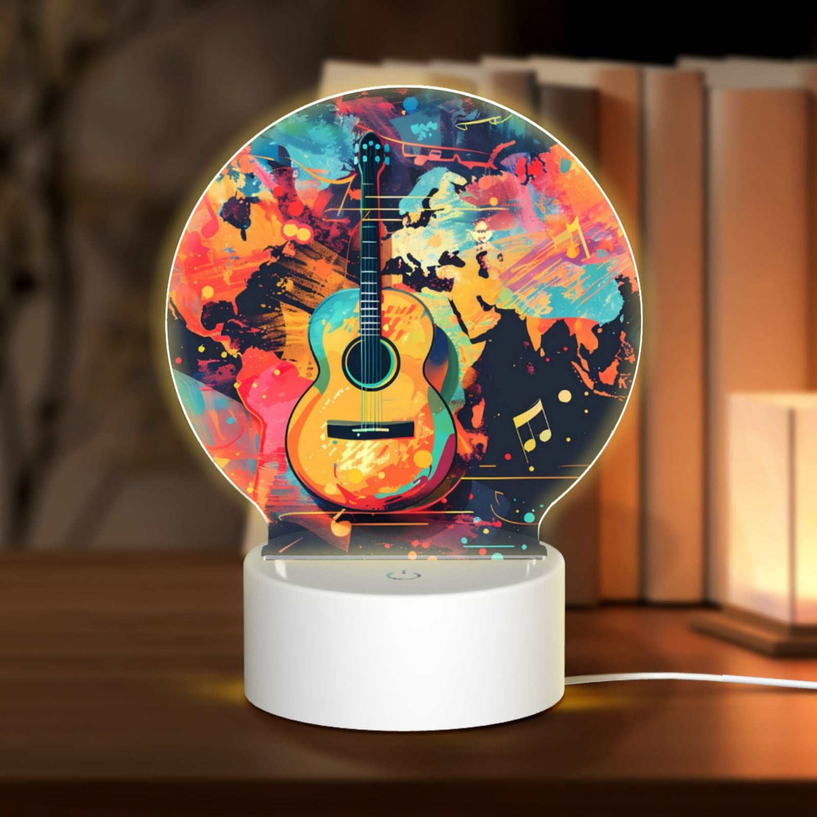 My Favorite Place In All The World - Personalized Custom Acrylic LED N