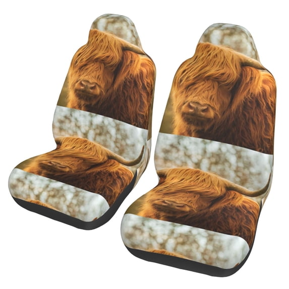 Sikiie Yak Car Seat Protector 2 Pack Car Seat Cushion Mat, Car Seat Covers for SUV, Truck, Van