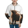 thumbnail image 1 of Sikiie Yak Zip Up Hoodie Teenage, hoodies for Teenage, Zipper Sweatshirt Jacket for Daily, Traveling-Medium, 1 of 6