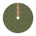 thumbnail image 1 of Sikiie Yellow Floral Christmas Tree Skirt, Christmas Tree Decorations, Christmas Decor, Tree Mat Decoration(30-48IN)-30", 1 of 6