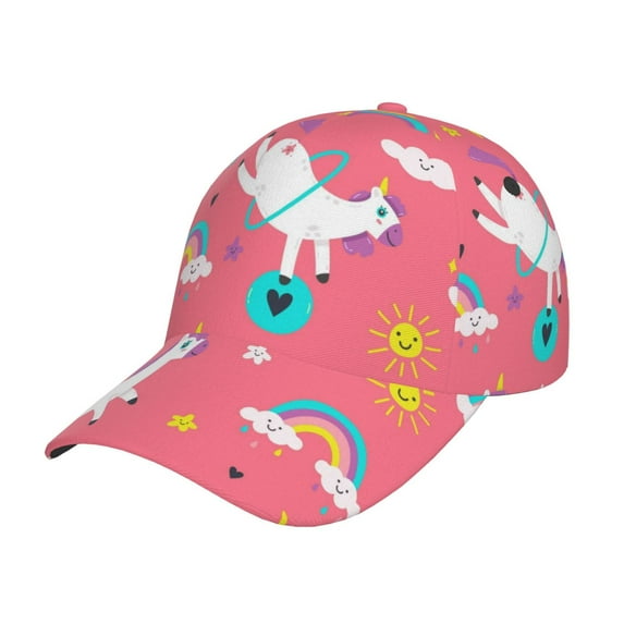 Sikiie Yoga Unicorn Unisex Vintage Washed Unstructured Baseball Cap Soft Cap Adjustable Unisex Baseball Hat Dad Hat