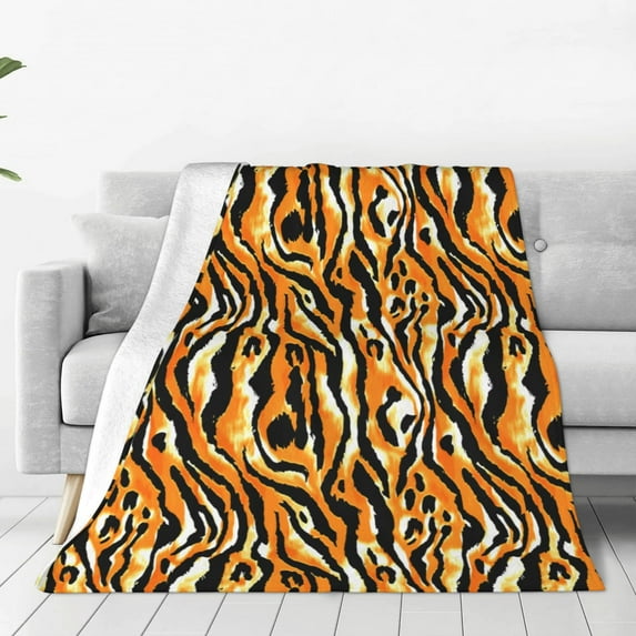 Sikiie Zebra Ultra-Soft Micro flannel Blanket Luxury All Seasons Warm Blanket for Bedding Sofa and Travel (4 sizes)-80"x60"
