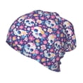 thumbnail image 1 of Sikiie blue flower Skull colorful Toddler Beanie Kids Beanie Hat Warm Winter Hats for Boys Girls Knit Cap, 1 of 7