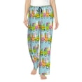 thumbnail image 1 of Sikiie bunnies and chicks on a train Pajamas Pants for Women, Lounge for Women,Women’s Pajama Lounge Pants-XX-Large, 1 of 6