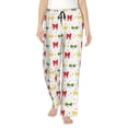 thumbnail image 1 of Sikiie cartoon colorful Bow tie Pajamas Pants for Women, Lounge for Women,Women’s Pajama Lounge Pants-X-Large, 1 of 6