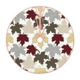 thumbnail image 1 of Sikiie colorful Maple Christmas Tree Skirt, Christmas Tree Decorations, Christmas Decor, Tree Mat Decoration(30-48IN)-36", 1 of 6