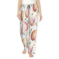 thumbnail image 1 of Sikiie colorful easter eggs Pajamas Pants for Women, Lounge for Women,Women’s Pajama Lounge Pants-Large, 1 of 6