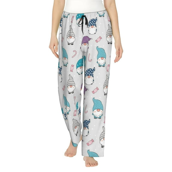 Sikiie cute winter Gnome Women’s Lounge Pants, Lounge Pants Sleep Bottoms, Lounge for Women, Womens Pajama Pants -XX-Large