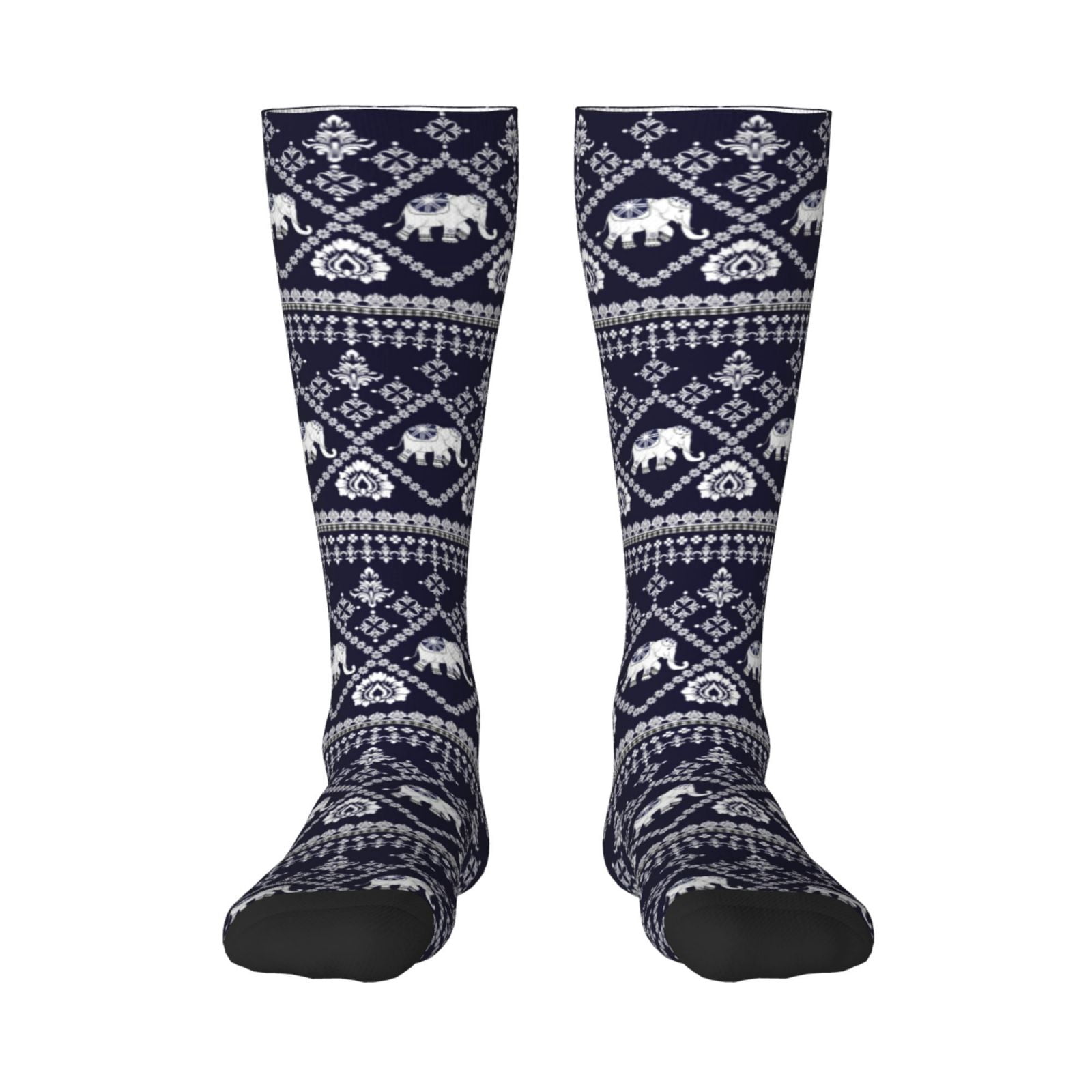 Sikiie elephants Knee Socks, High Socks Long Stretchy Sock Women