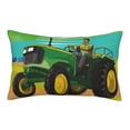thumbnail image 1 of Sikiie farmer working with tractor at field Print Plush Pillow Cover, Wrinkle-proof and Stain-resistant Pillow Protector without Pillow Core, Home Decoration-20"x30", 1 of 6