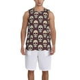 thumbnail image 1 of Sikiie funny Skull star Basketball Jersey Reversible Men's Mesh Athletic Sports Shirts Training Practice S-4XL4X-Large, 1 of 6