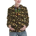 thumbnail image 1 of Sikiie glod Skull snake bird Women's Casual Hoodies Long Sleeve Lightweight Pullover Tops Loose Sweatshirt-Large, 1 of 7