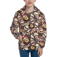 thumbnail image 1 of Sikiie rock Skull record artist Zip Up Hoodie Teenage, hoodies for Teenage, Zipper Sweatshirt Jacket for Daily, Traveling-Small, 1 of 6