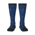 thumbnail image 1 of Sikiie star night sky Knee Socks, High Socks Long Stretchy Sock Women Knee High Stocking, Long Socks for Women, 1 of 6