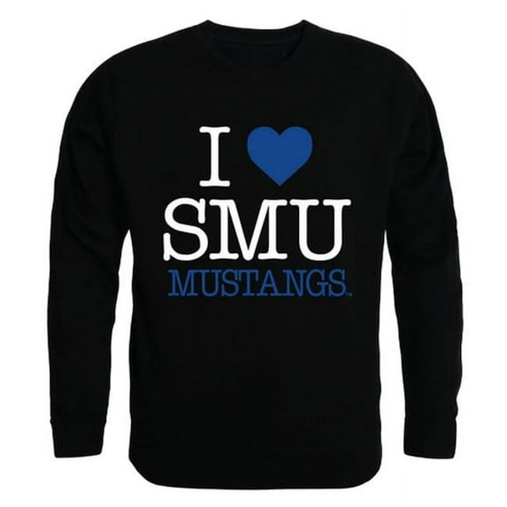 Sikkim Manipal University I Love Crewneck T-Shirt, Black - Medium