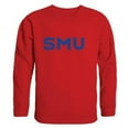 thumbnail image 1 of Sikkim Manipal University Mustangs Arch Crewneck Sweatshirt, Red - Small, 1 of 1