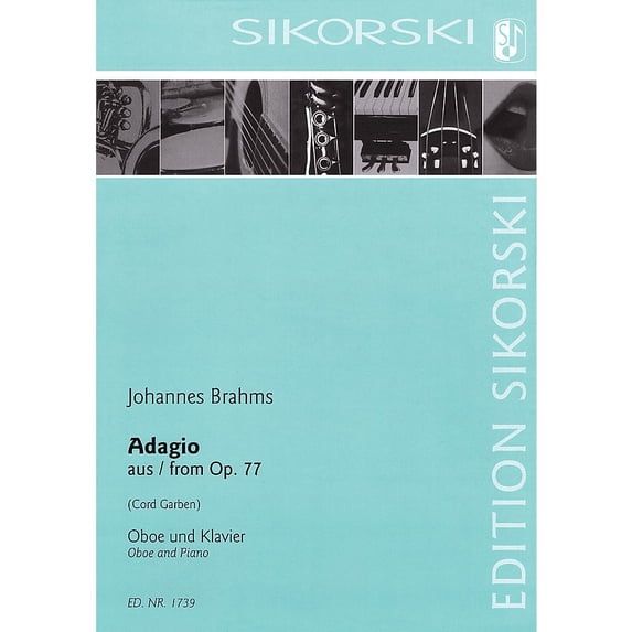 Sikorski Adagio from Op 77 (Oboe and Piano) Woodwind Series