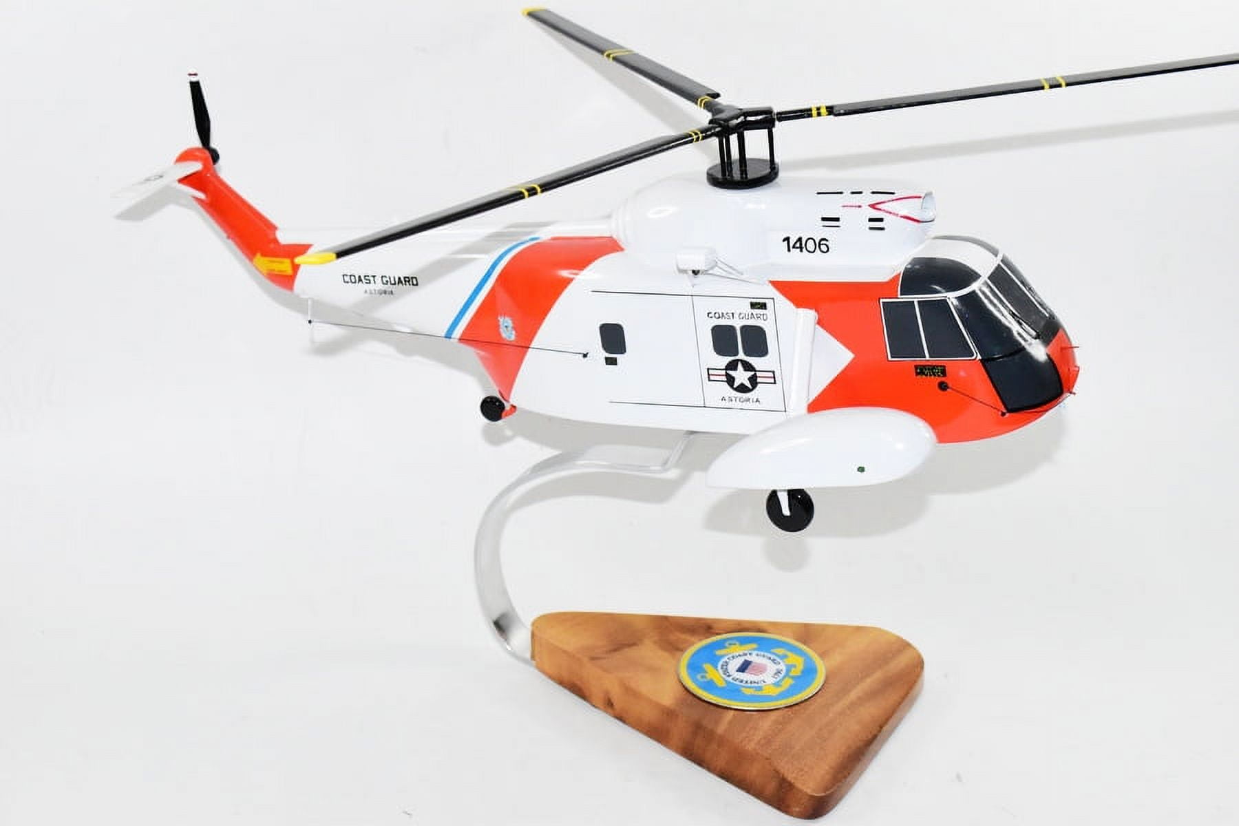 Sikorsky® HH-52 Seaguard, Coast Guard Model, Mahogany Scale Model ...