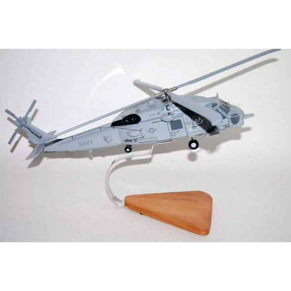MH-60R, HSM-37 Easyriders, 16" Mahogany Scale Model