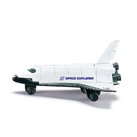 Siku 0817, Space Shuttle, Metal/Plastic, White, Plastic Wheels