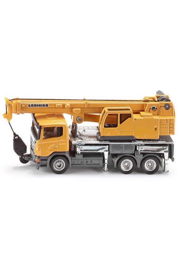 1859 Telescopic Crane Truck, 1:87 Scale, Yellow